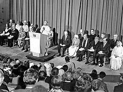 United Nations first interfaith studies conference.