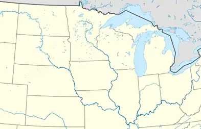 Location of Big Stone Lake in South Dakota, USA