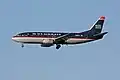 Boeing 737 in initial US Airways livery