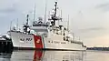 USCGC Escanaba at port in Boston Harbor, June 2021.