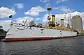 USS&nbsp;Olympia: one of two surviving protected cruisers, preserved in Philadelphia.