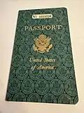 A US passport issued in 1959