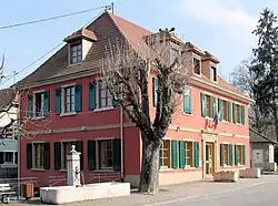The town hall in Uffheim