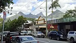 Main street of Uki, New South Wales, Australia, November 2025