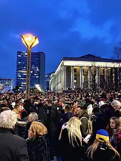 Demonstration in Vilnius