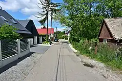 Houses in Wolica at Kokosowa Street.