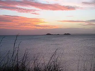 View across the sea at Umagico, 2007