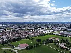 Aerial view of Underwood, Markham in 2024