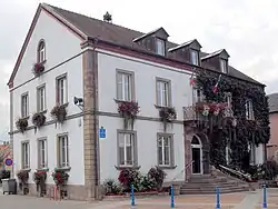 The town hall in Ungersheim