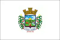 Flags of the city of União da Serra Rio Grande do Sul, Brazil.