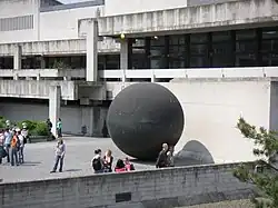 'The Sphere' sculpture