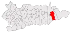 Location in Călărași County