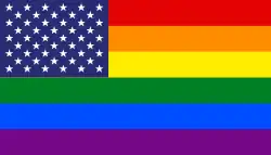 United States, United States rainbow flag,