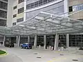 Main entrance to the hospital.