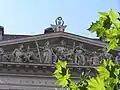 Sculpture over the entrance