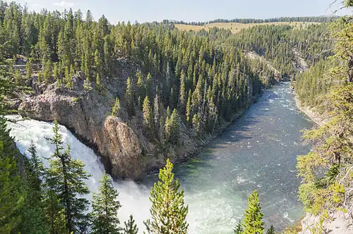 Upper Falls and downstream view