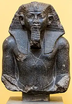 Statue of Senusret II in the Ny Carlsberg Glyptotek, Copenhagen inv: AEIN 659