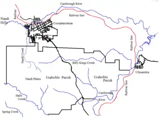 Sketch Map of Urabrible Parish (NSW)