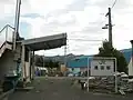 Old station structure with barrier-free access in February 2007, prior to the 2011 Tōhoku earthquake and tsunami