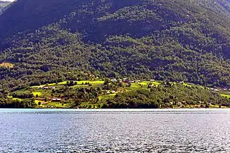 View of the Ornes area