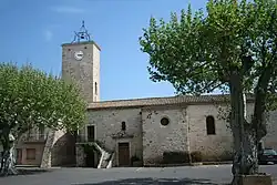 The church of Usclas-d'Hérault