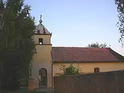 The old Birth of Blessed Virgin Mary Catholic Church.