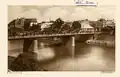 The pedestrian bridge before World War II