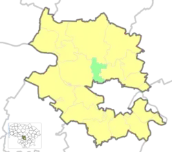 Location of Užliedžiai Eldership