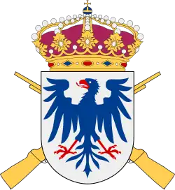 Coat of arms of the Värmland Regiment (I 2/Fo 52) 1977–1994 and the Värmland Brigade (IB 2) 1994–2000.