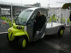 Bicycles of Vélomagg' in Montpellier are redispatched by a fleet of electric vans.