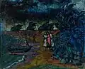 The Shore of Võrtsjärv by Konrad Mägi. Oil on canvas, 1917