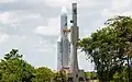 Ariane 5 with Eutelsat Konnect VHTS transfer to the pad