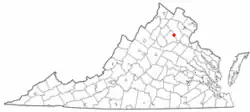 Location of Remington, Virginia