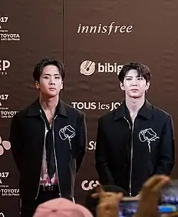 VIXX LR's Ravi and Leo at KCON LA 2017 Red Carpet
