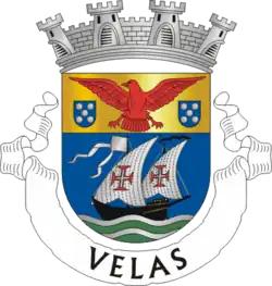 Coat of arms of the town of Velas