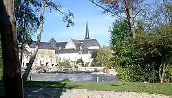 The weir, church and mill