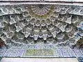Entrance door ceiling featuring muqarnas