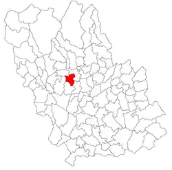 Location in Prahova County