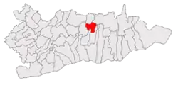 Location in Călărași County