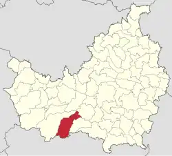 Location in Cluj County