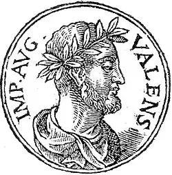 Imaginary portrait of Valens Thessalonicus