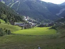 View of Incles from the Incles valley