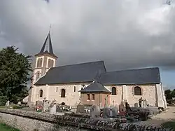 The church in Valletot