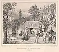 Life in Valparaiso, a sketch by Kittlitz