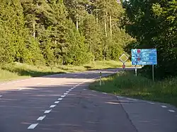 Highway 1 between Eckerö and Mariehamn