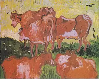 Cows (after Jordaens) 1890 Palais des Beaux-Arts de Lille, Lille, France (F822, JH2095)