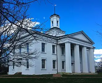 Image 43Vandalia State House, the former state capitol. It was built in 1836 and is maintained by the Illinois Historic Preservation Agency. Photo credit: Art davis (from Portal:Illinois/Selected picture)