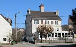 Town hall and school