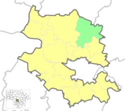 Location of Vandžiogaloa Eldership