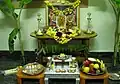 Images of Lakshmi venerated on Varalakshmi Vratam